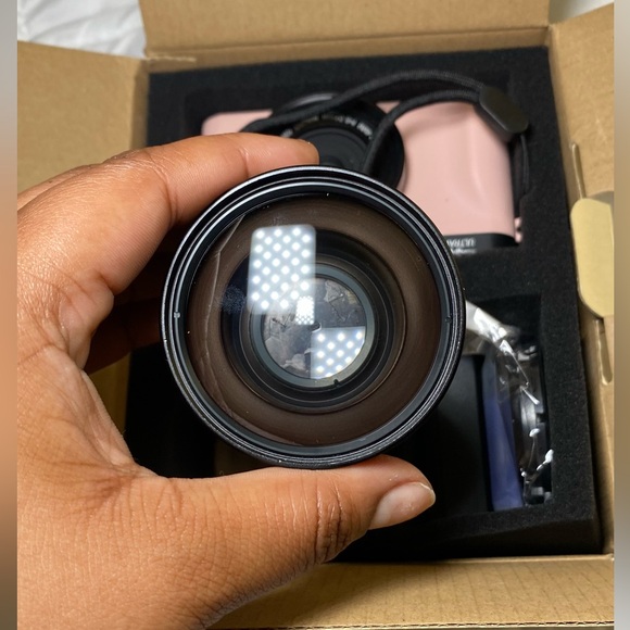 Pink 4K Digital Camera, 56MP Camera with 180° Flip Screen, - Picture 9 of 17